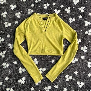 Urban long sleeve crop top